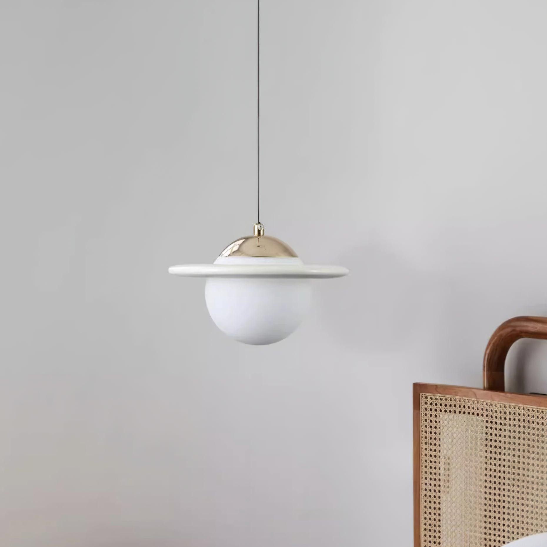 Romantic Saturn Planet Pendant Lamp for Bedroom M519