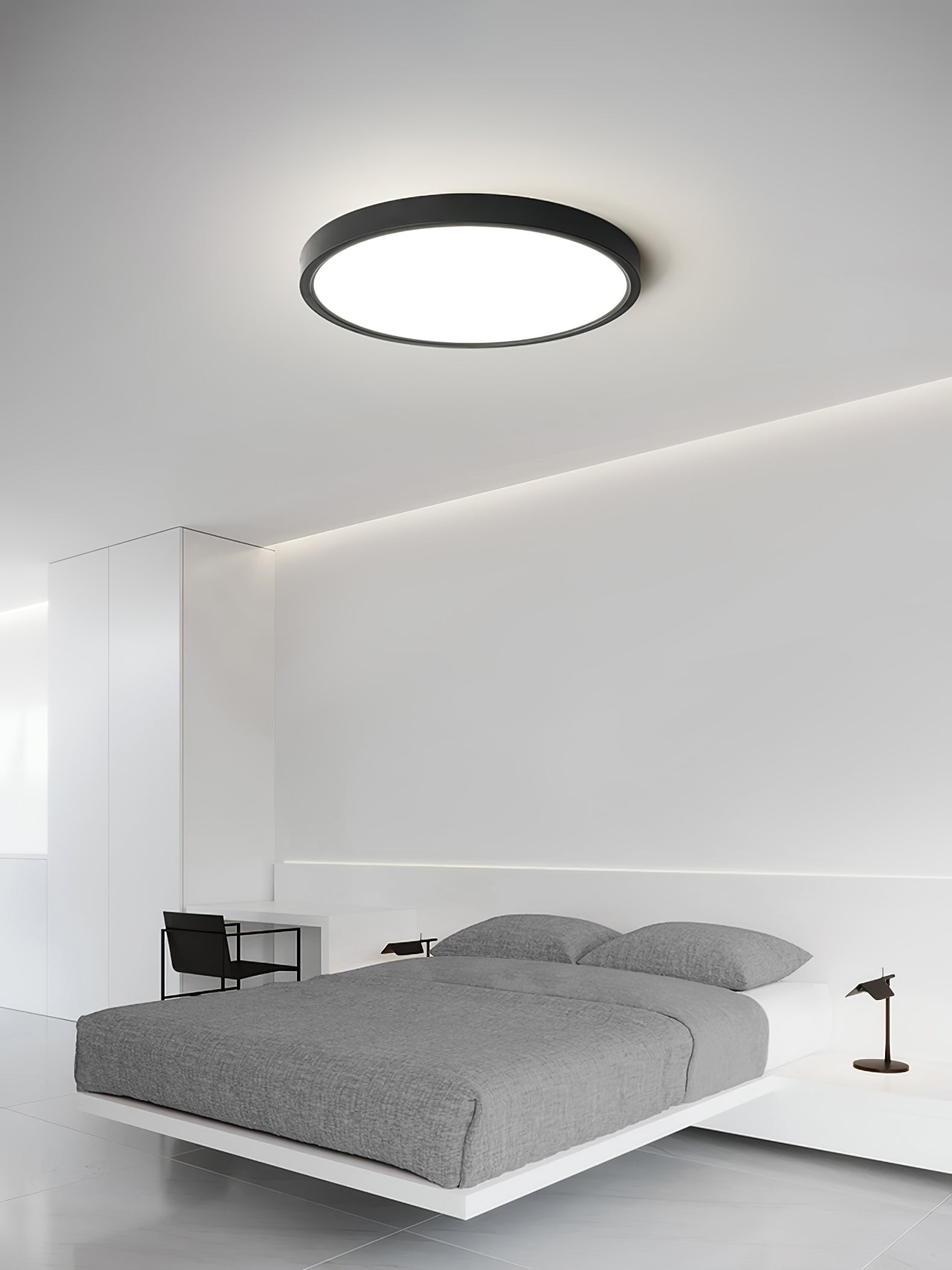 Minimalist Modern Round Acrylic Ceiling Light For Bedroom M498