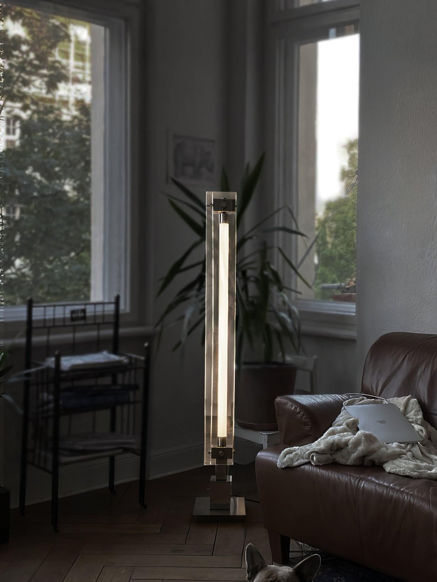 Industrial Style Minimalist Glass Floor Lamp S35