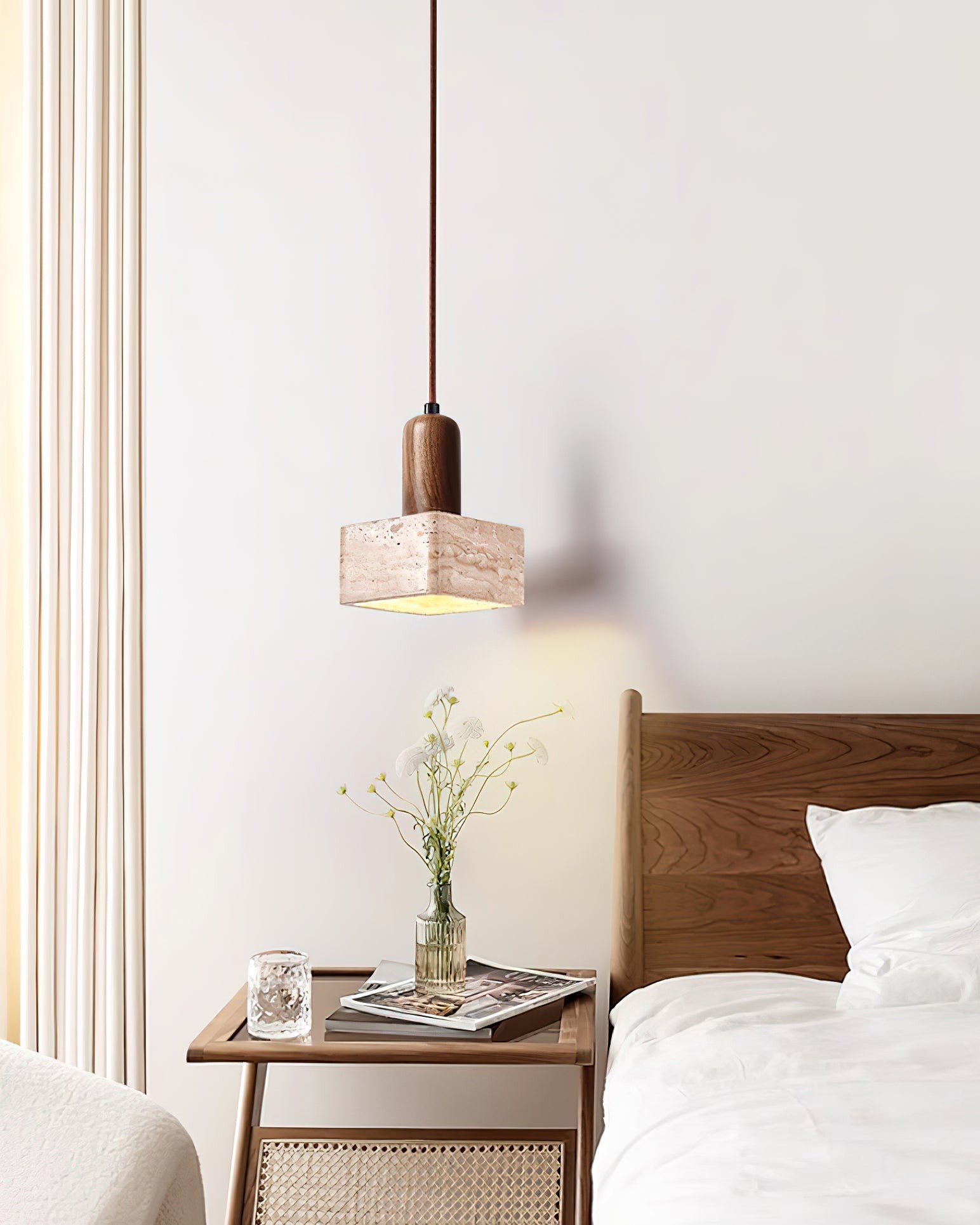 Simple Elegant Square Rectangular Pendant Lamp M195