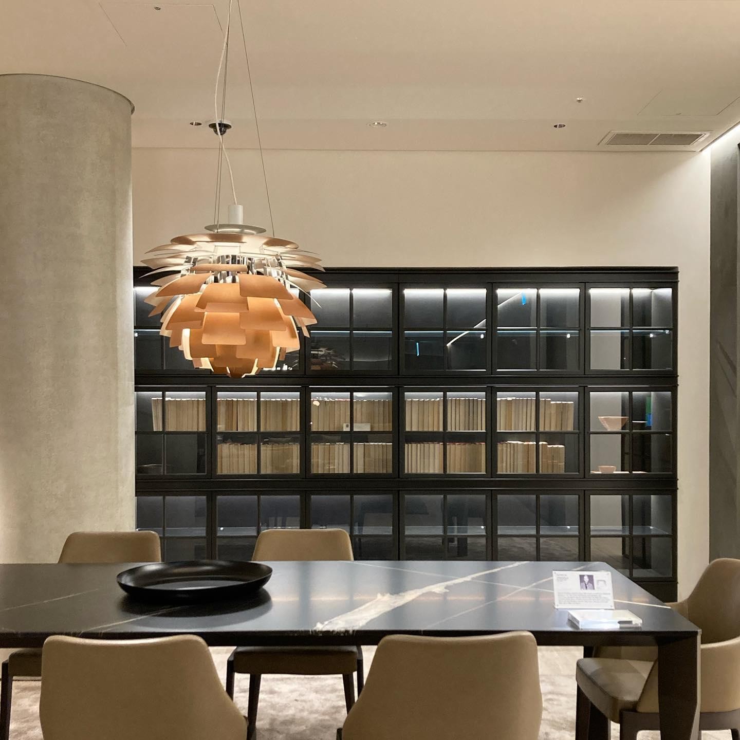 Modern Sculptural Layered Pendant Light