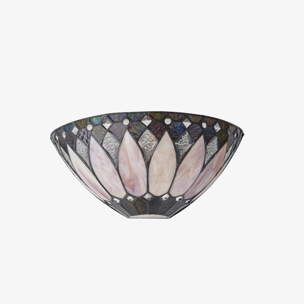 TF Brooklyn Elegant Wall Light - Art Deco Glass Wall Sconce for Living Room or Hallway T639