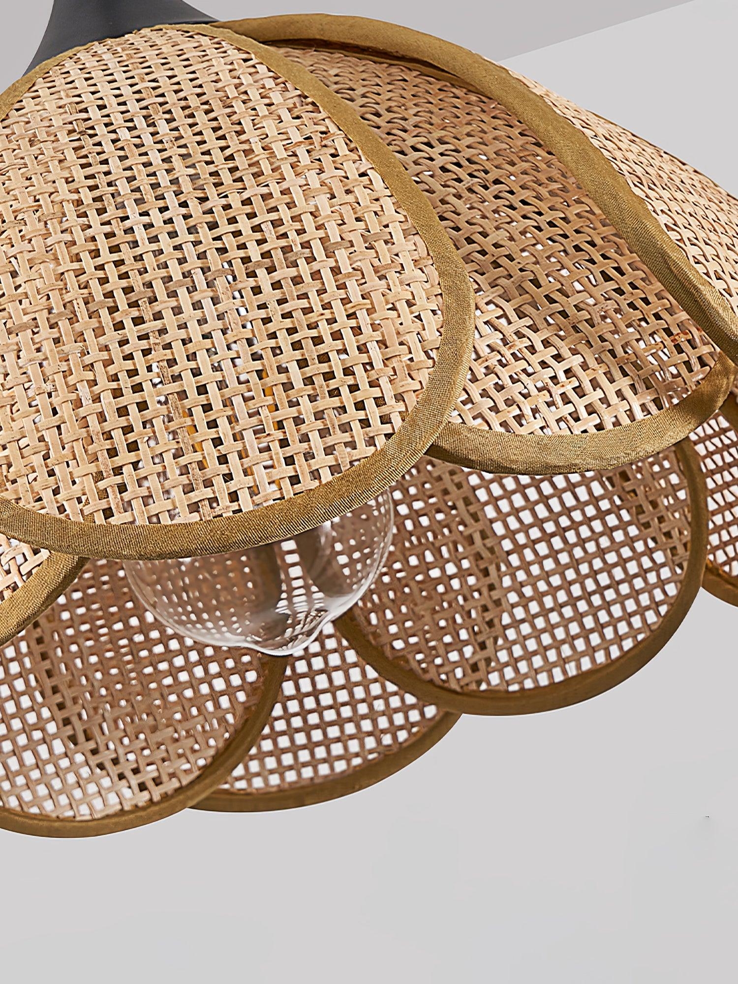 Bloom Rattan Pendant Lamp D358