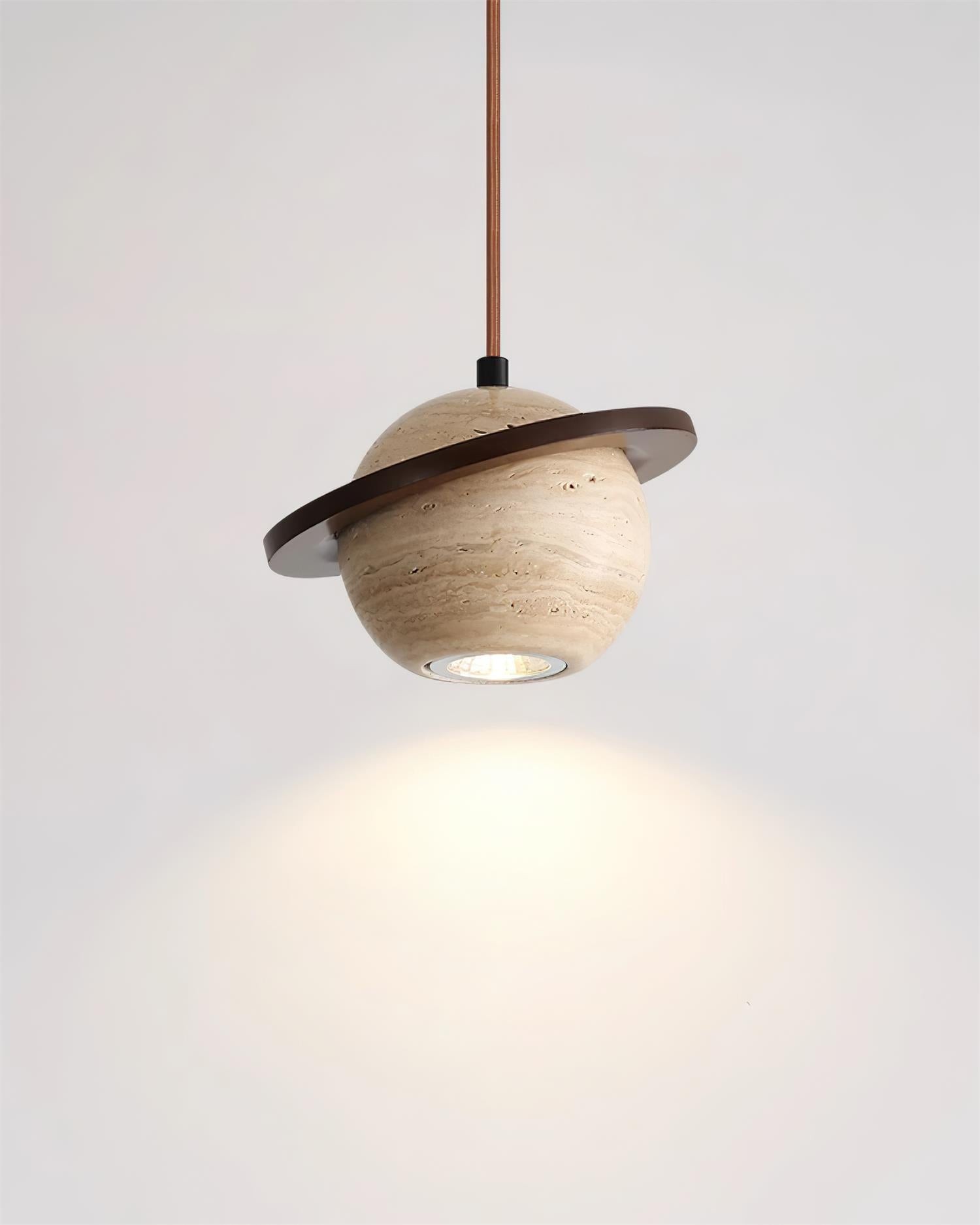 Planet Travertine Pendant Light M217