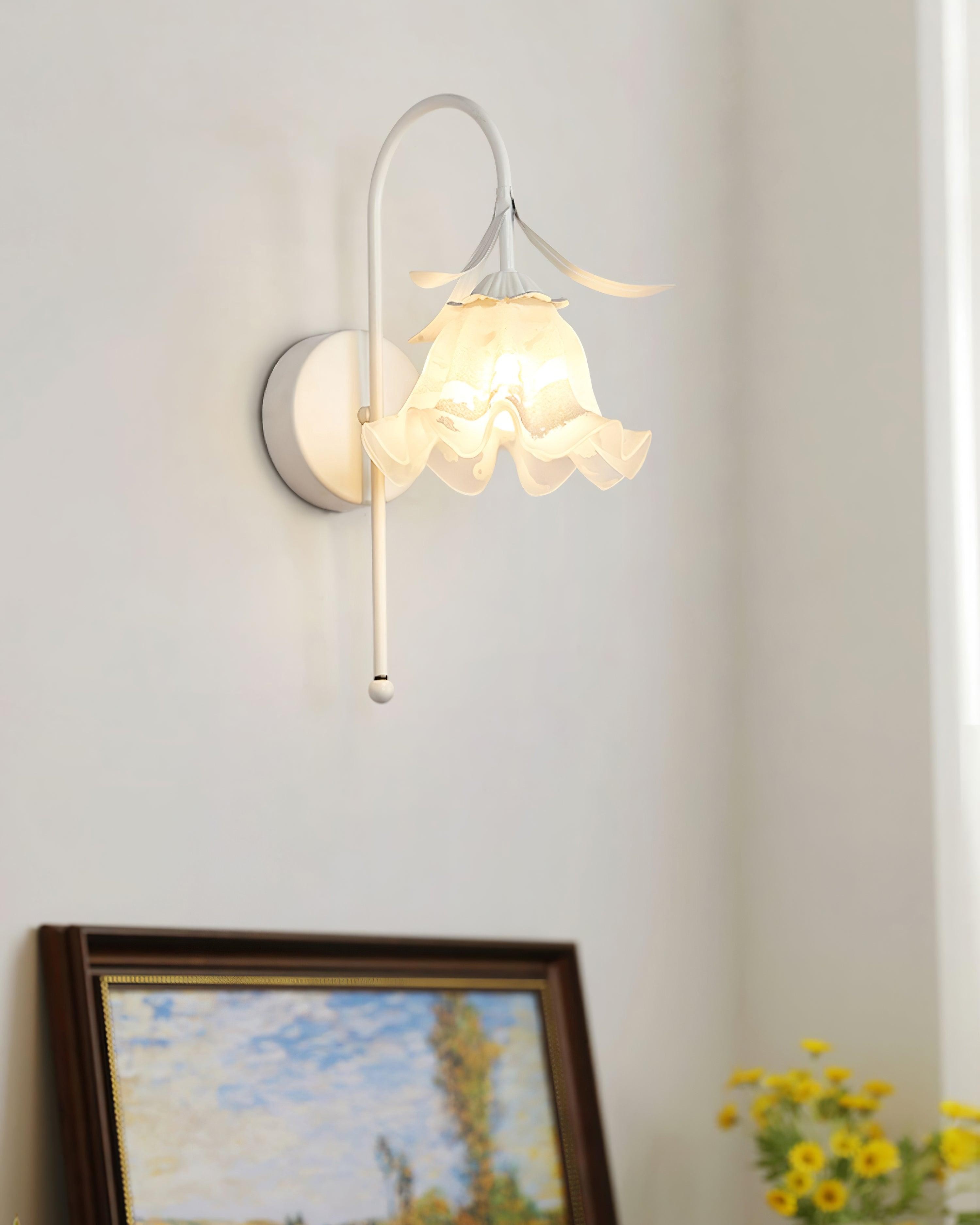 French Cream Style Flower Wall Lamp M146