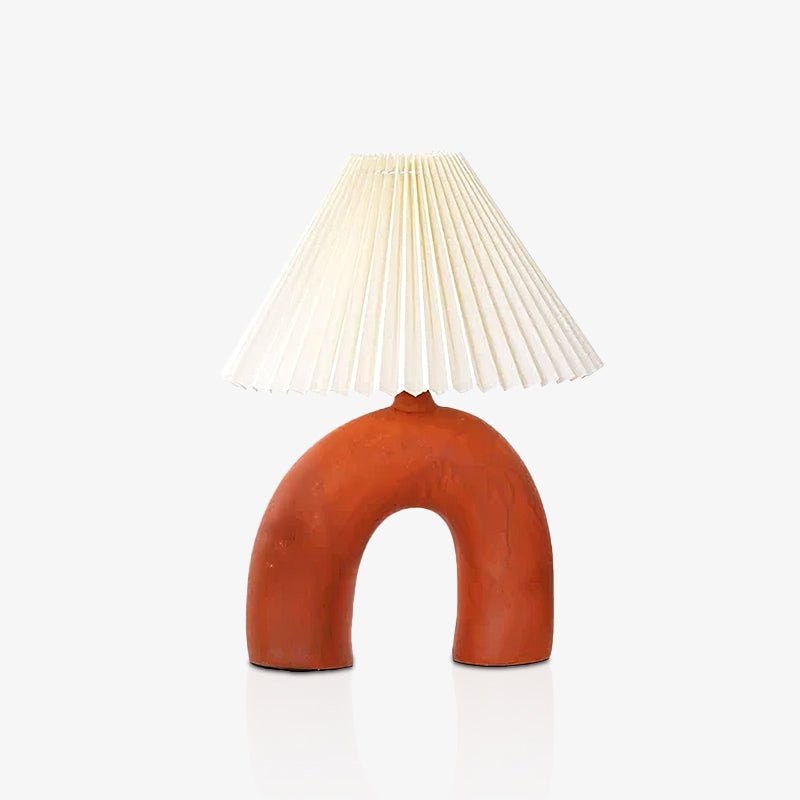 Arched Pleated Table Lamp M495