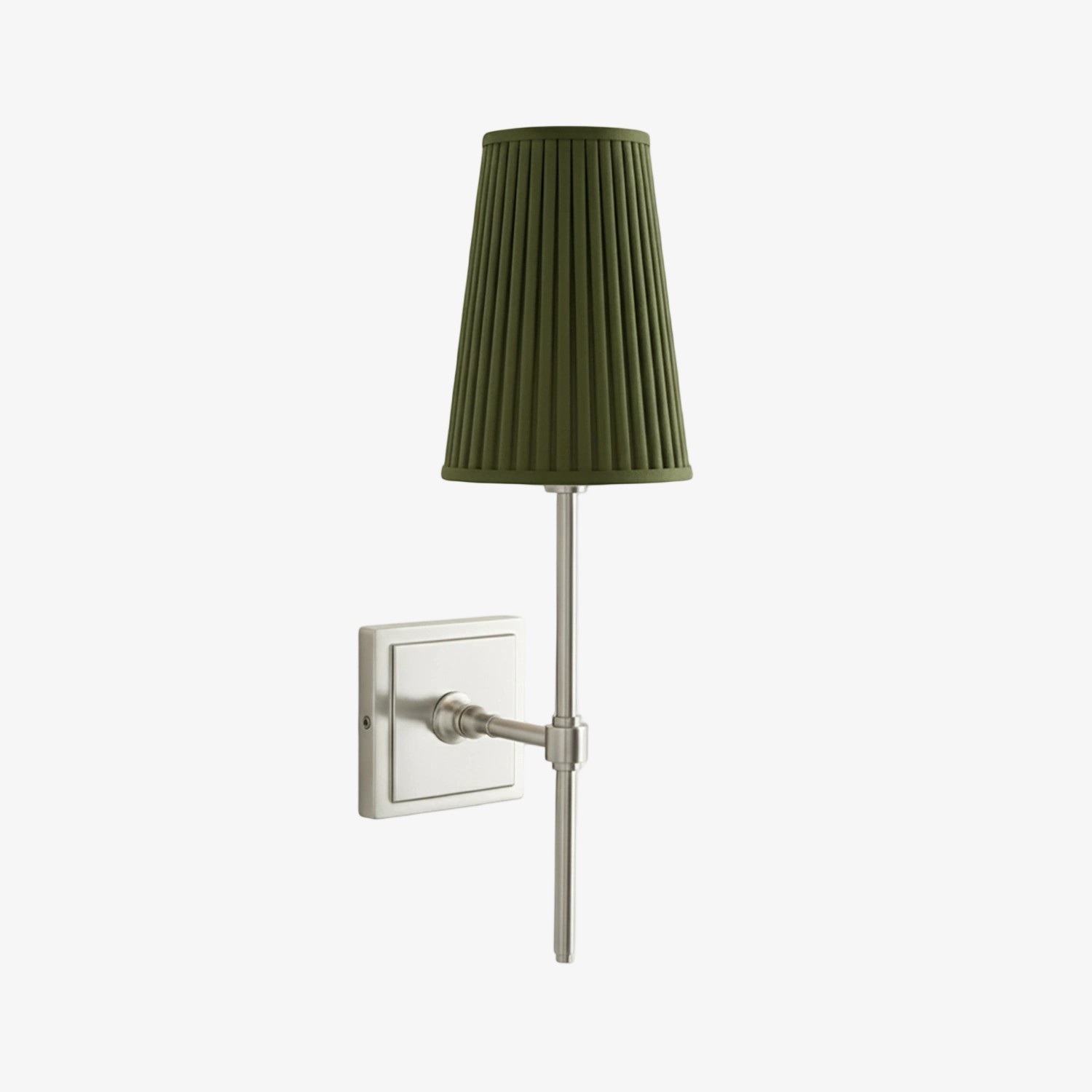 Derlina White Linen Shades Wall Lamp – Retro Metal Multi-Head Lighting Fixture T273