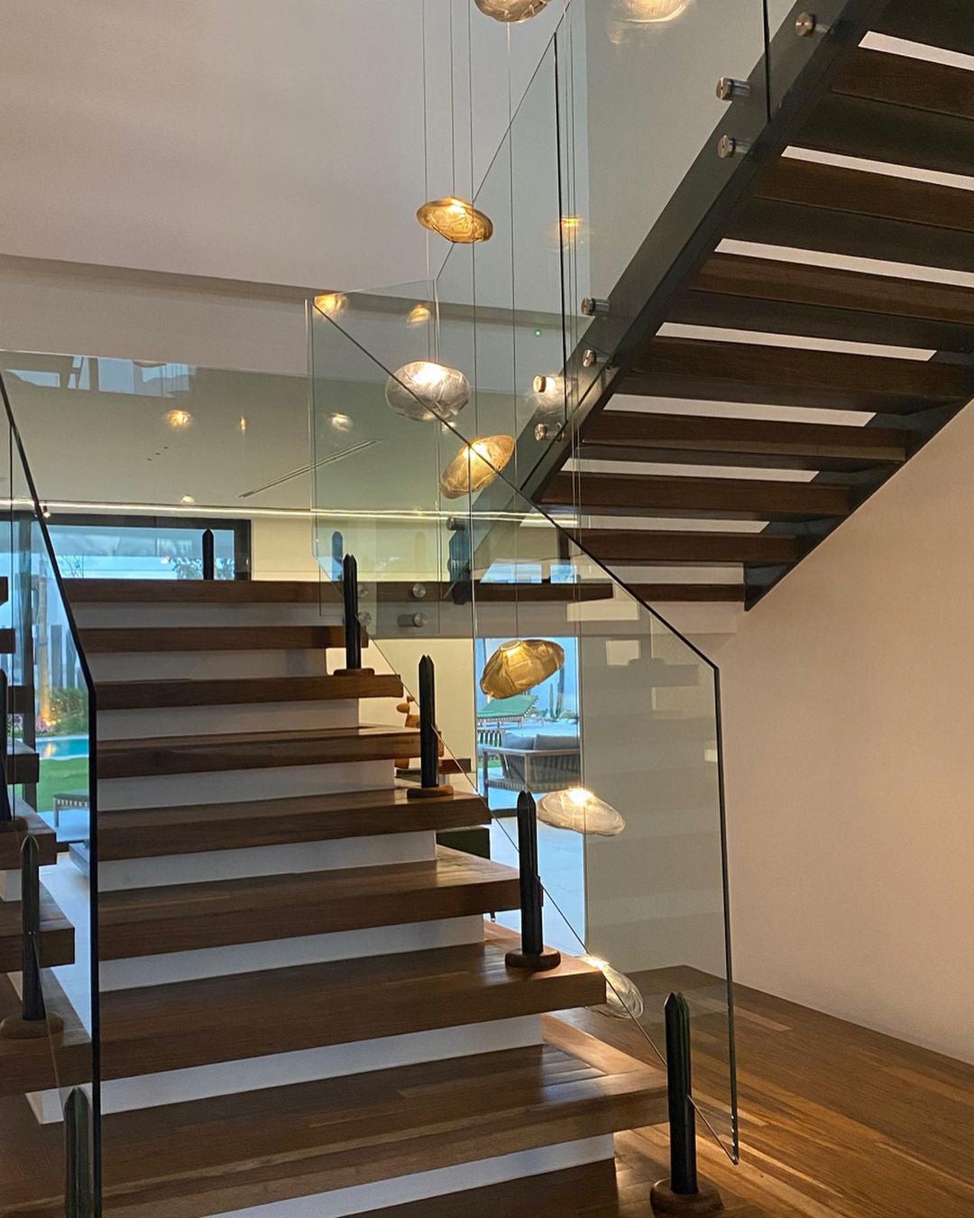 Multi-Head Irregular Glass Bubble Chandelier M180