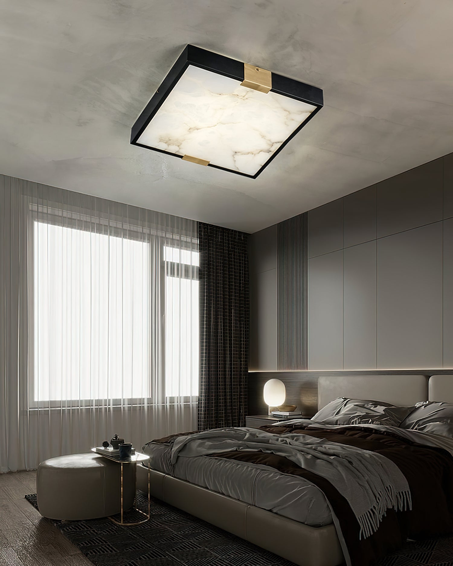 Lucien Alabaster Ceiling Light D432