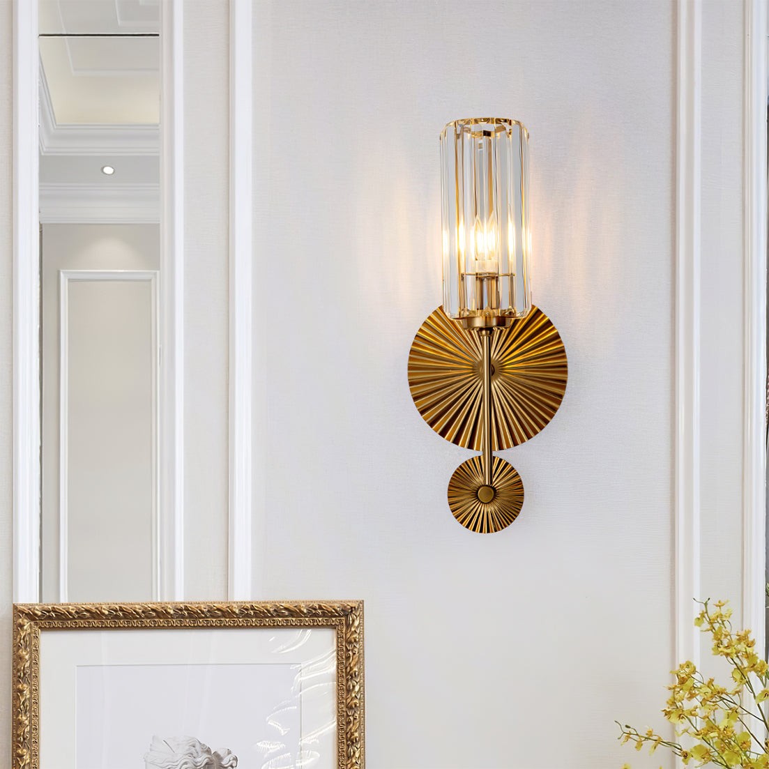 Nordic Light Luxury Crystal Wall Lamp M168