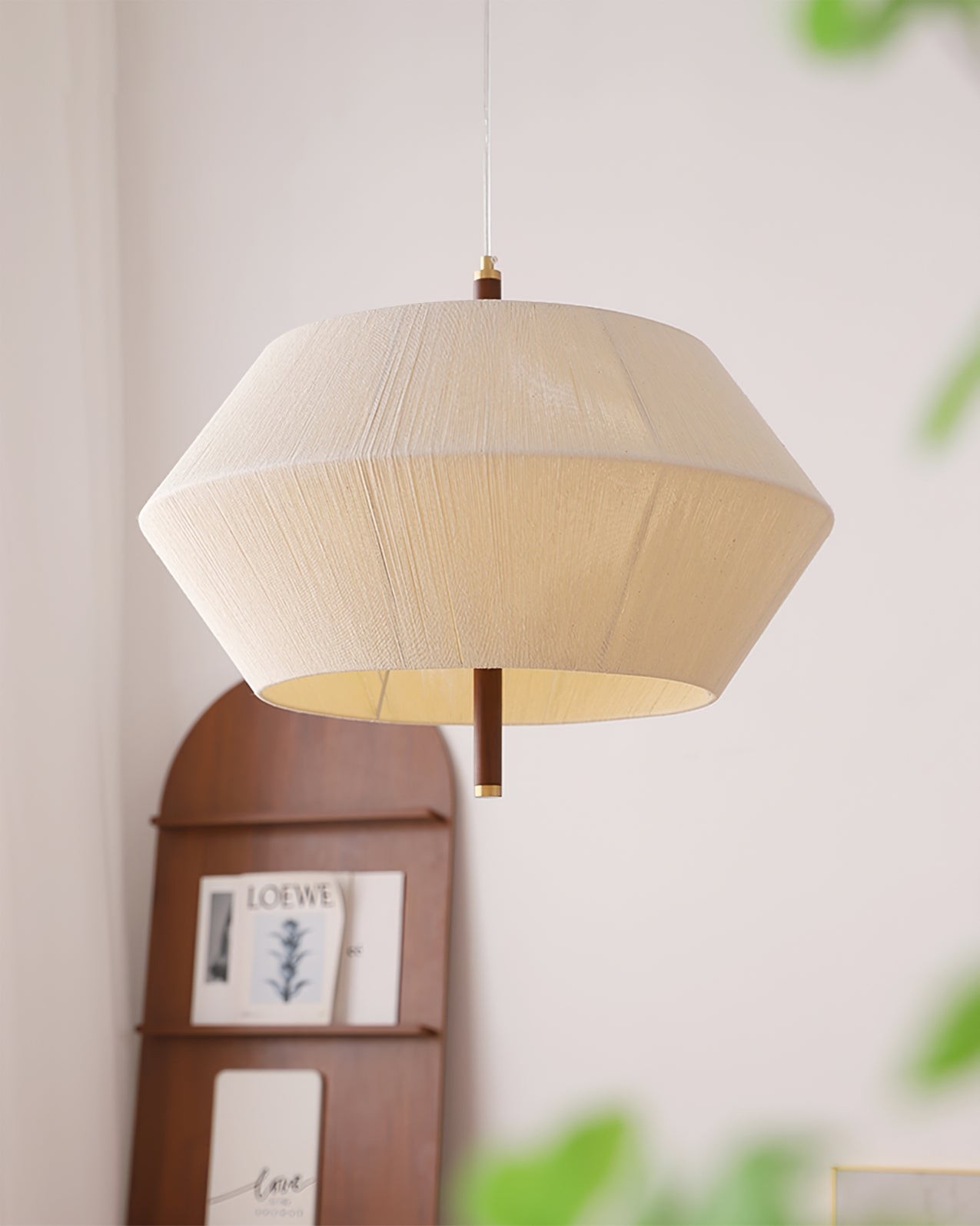 Japanese Wabi-Sabi Style Woven Fabric Pendant Lamp M109
