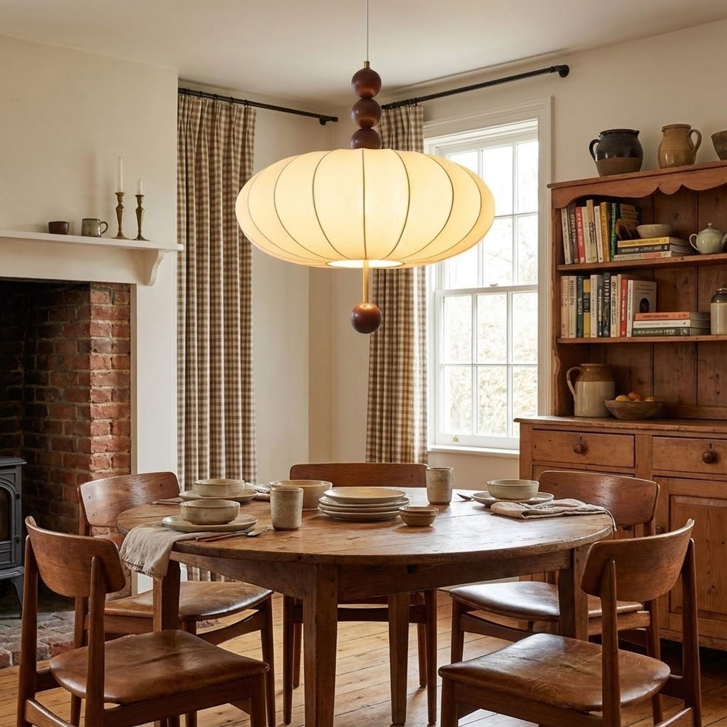 Adelaide Fabric Pendant Light D350