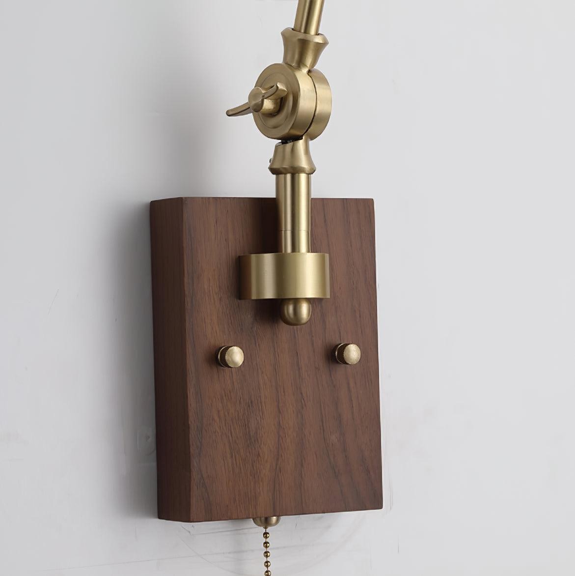 Banker Swing Arm Plug In Wall Light M289