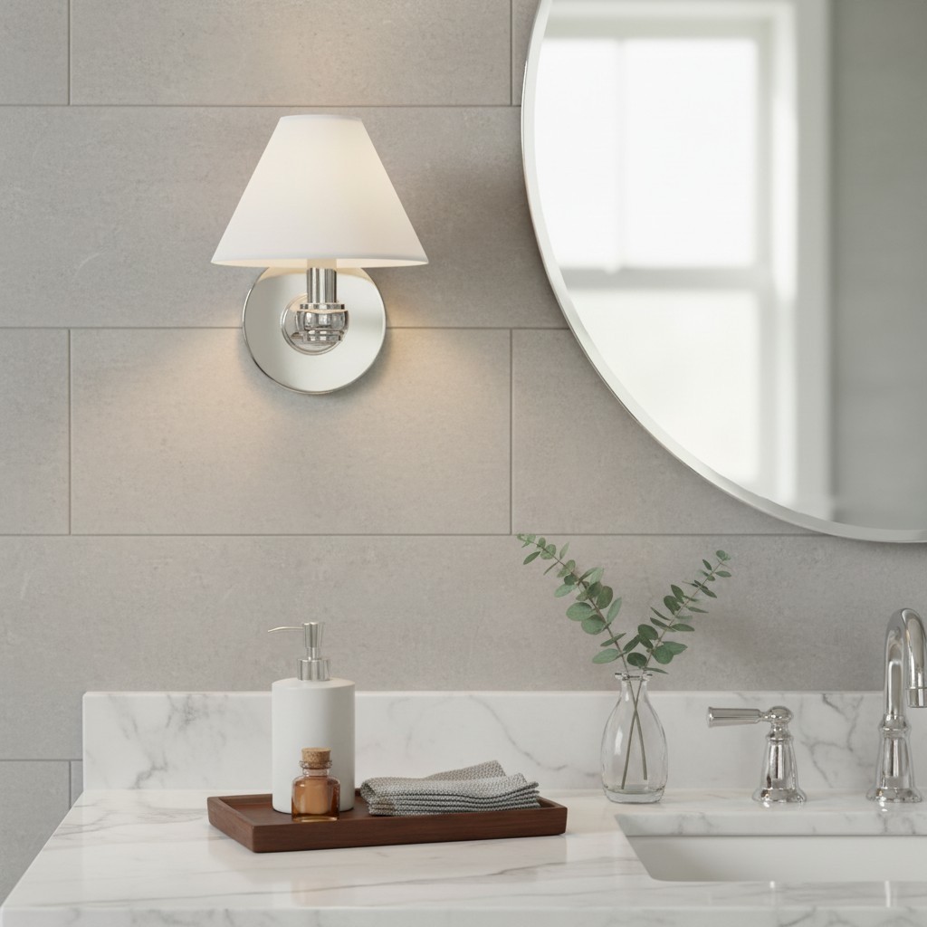 Roven Metal Wall Sconce - Sleek Metal Single or Triple Sconce for Vanity or Bathroom T656