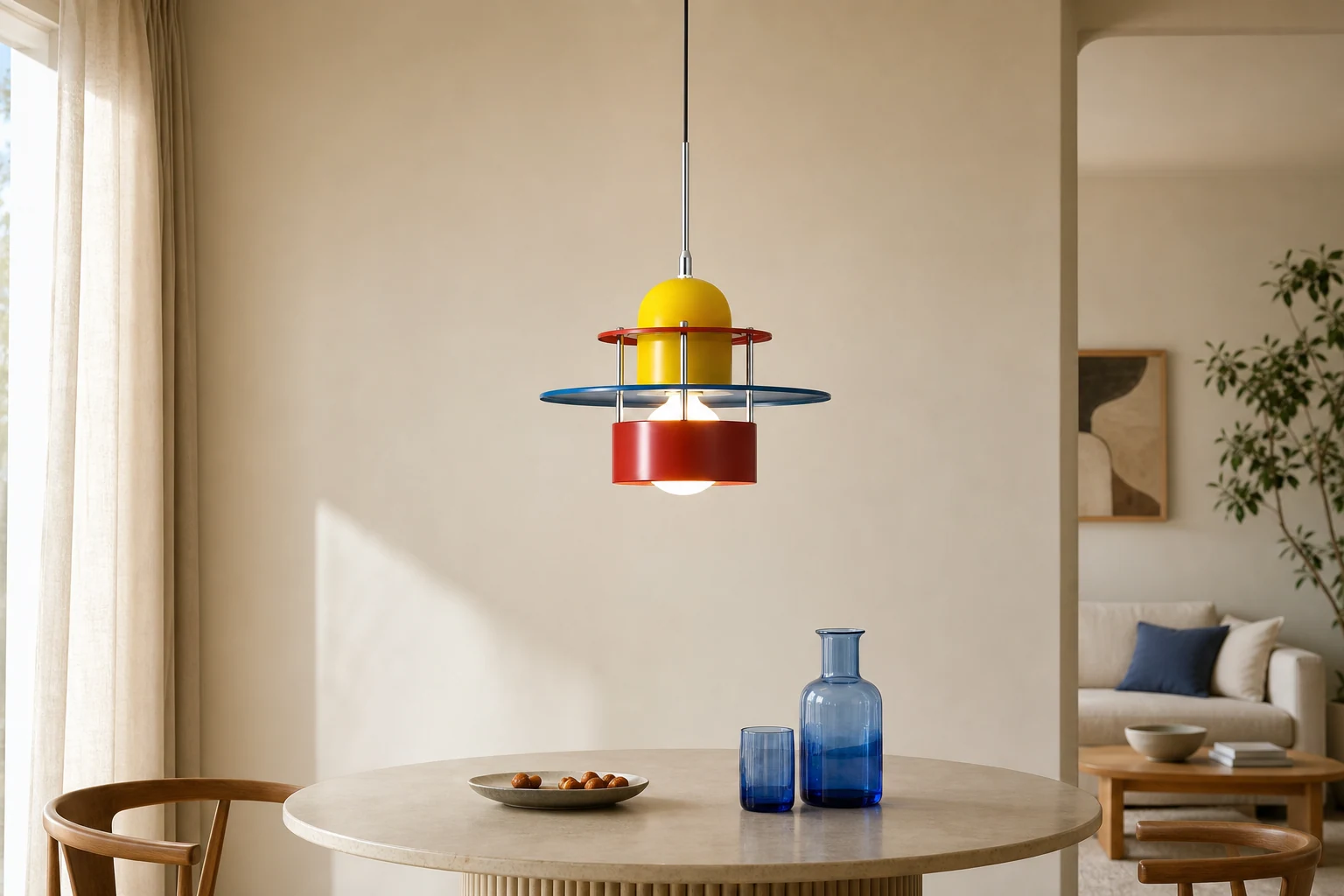 Scena lifestylowa z lampą wiszącą Coloraxis D155