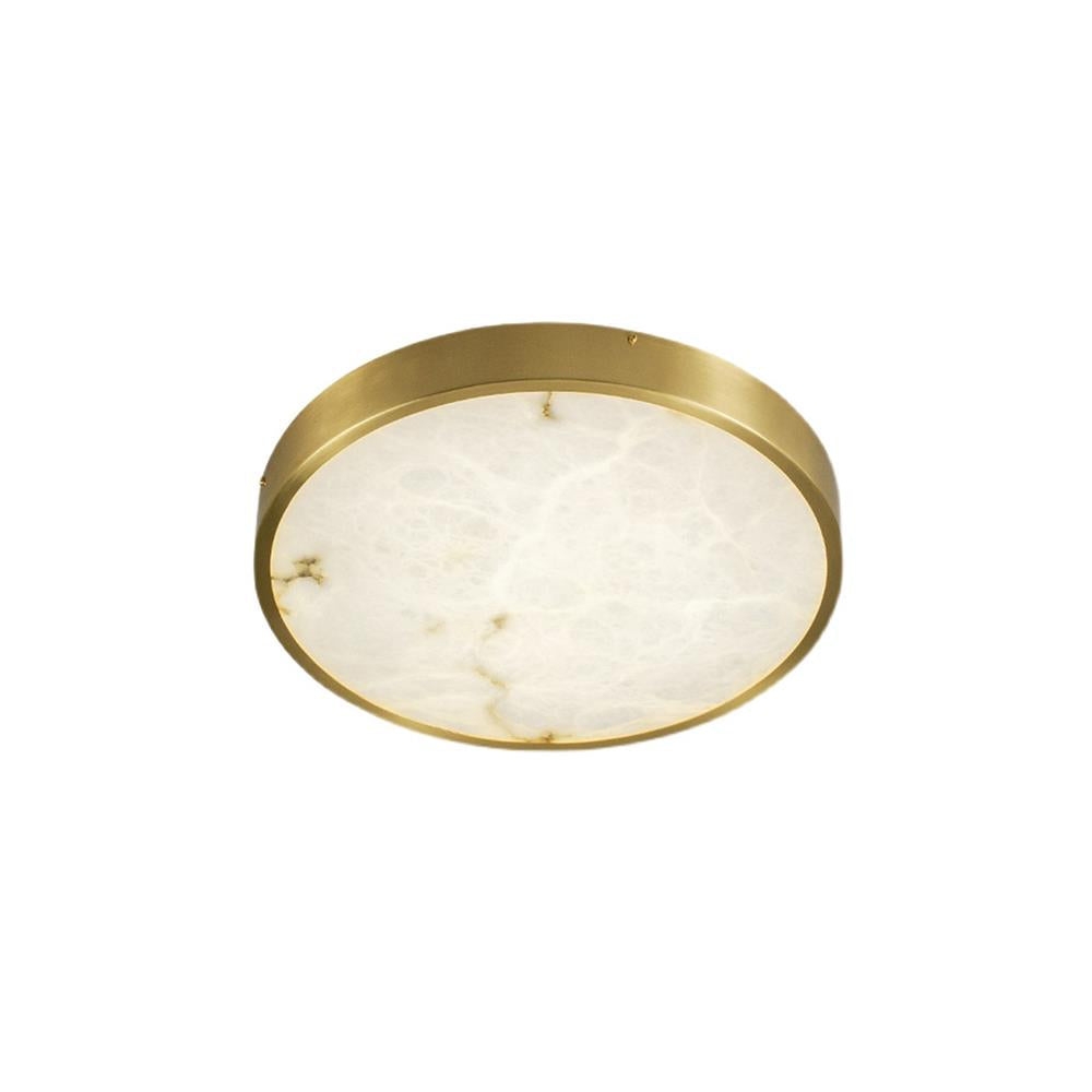 Geometric Alabaster Recessed Ceiling Light D431