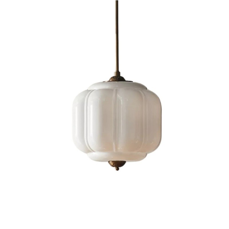 Vintage Cream Glass Pendant Light – Eloise Retro Chandelier S195