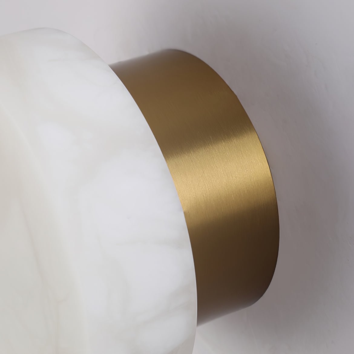 Cylindrical Alabaster Wall Light D399