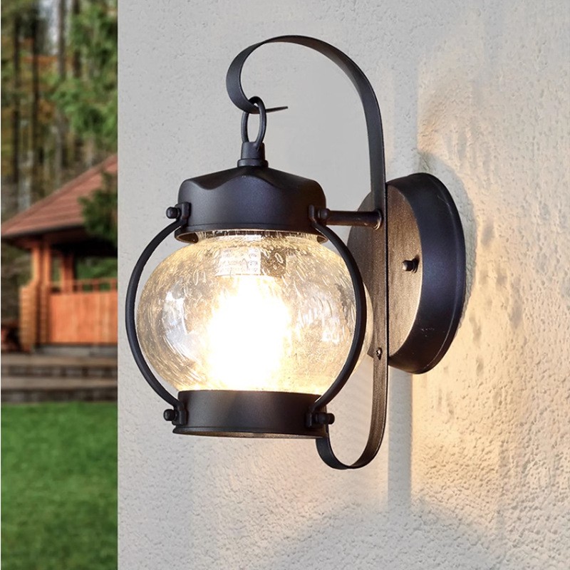 Vintage Lantern Outdoor Wall Light For Garden S100