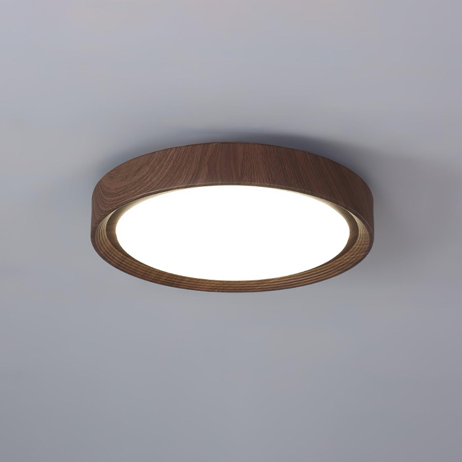 Wood Grain Round Ceiling Lamp M297