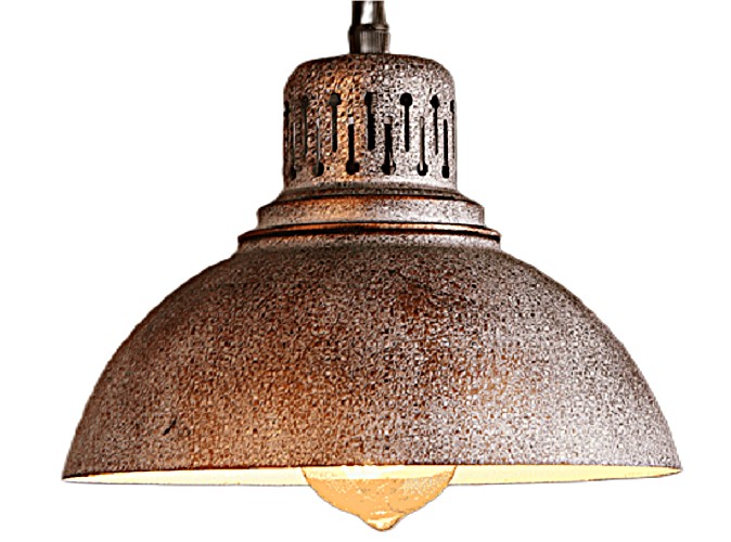 CROSBY Industrielle Pendelleuchte, isolierte Produktansicht