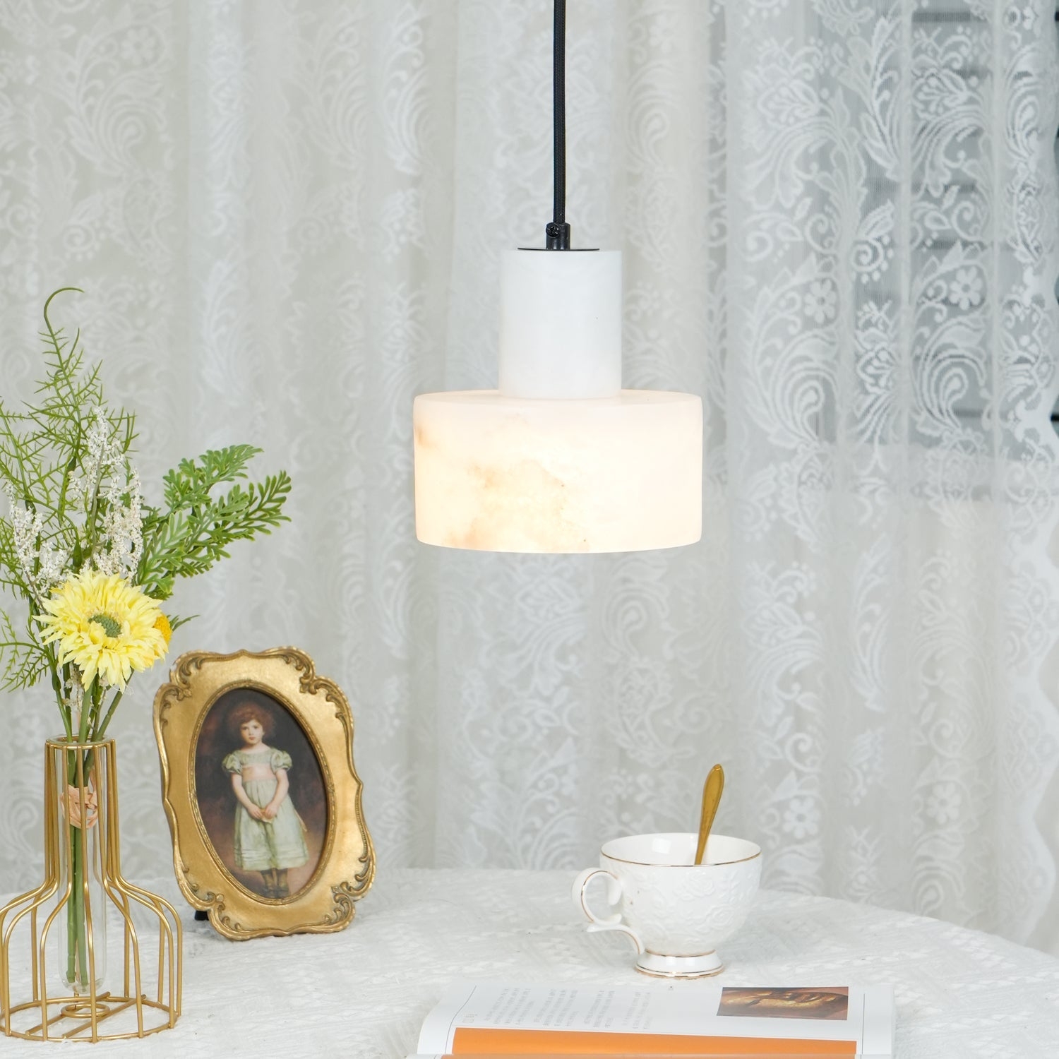 Cyls Alabaster Pendant Lamp D402