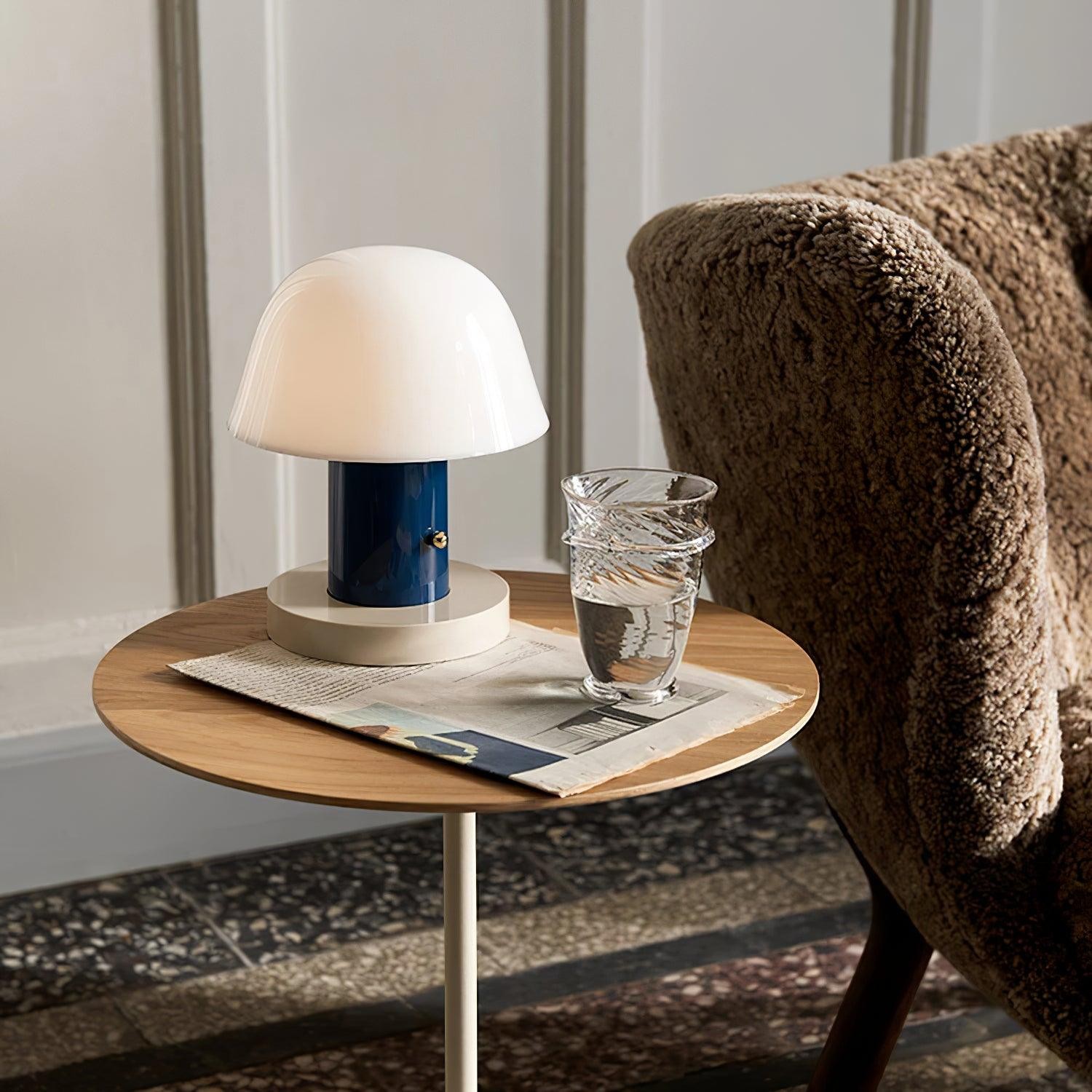 Minimalist Mushroom Cordless Table Lamp M44