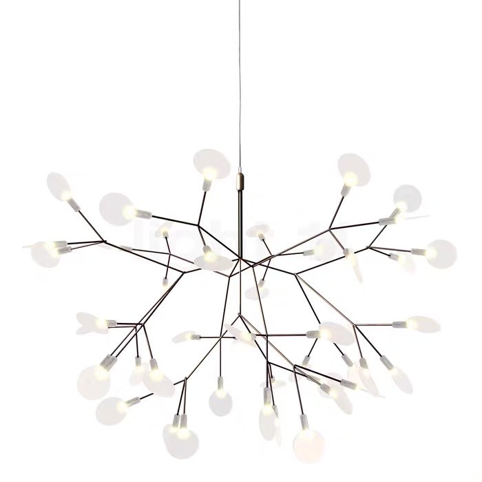 Scandinavian Branching LED Chandelier for Living Room