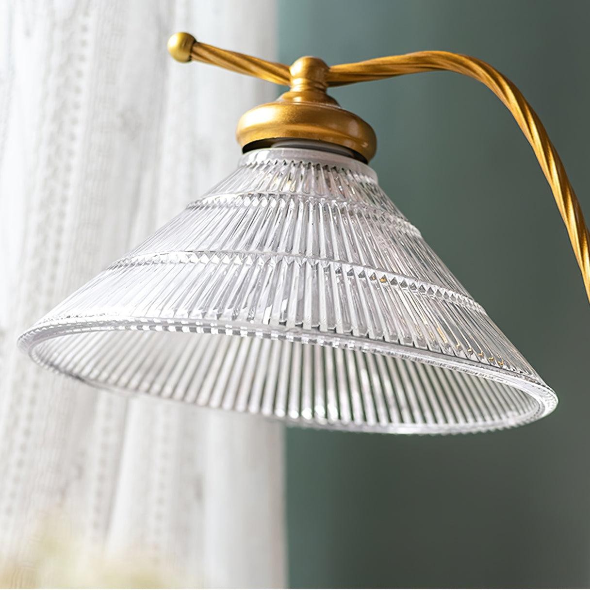 Glass Shade Vintage Reading Lamp M372