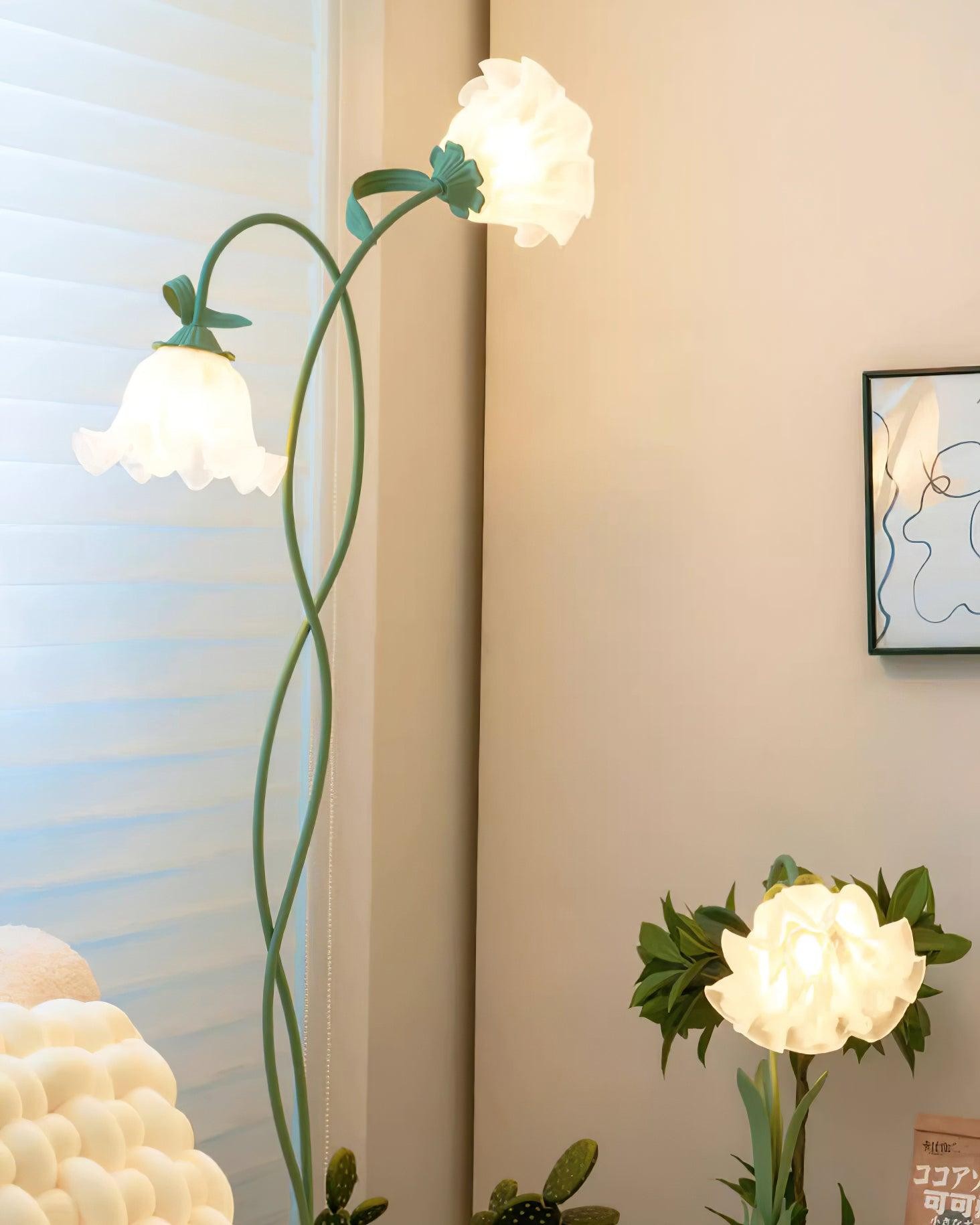 Creative Multi-Head Winding Flower Shape Floor Lamp M175