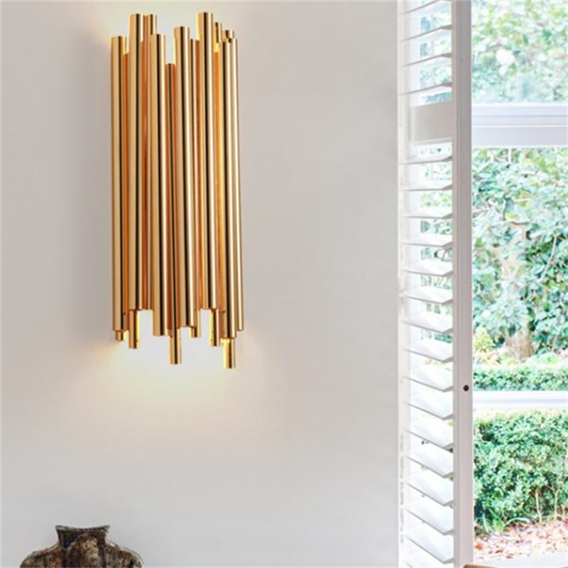 Gold Aluminum Wall Lamp