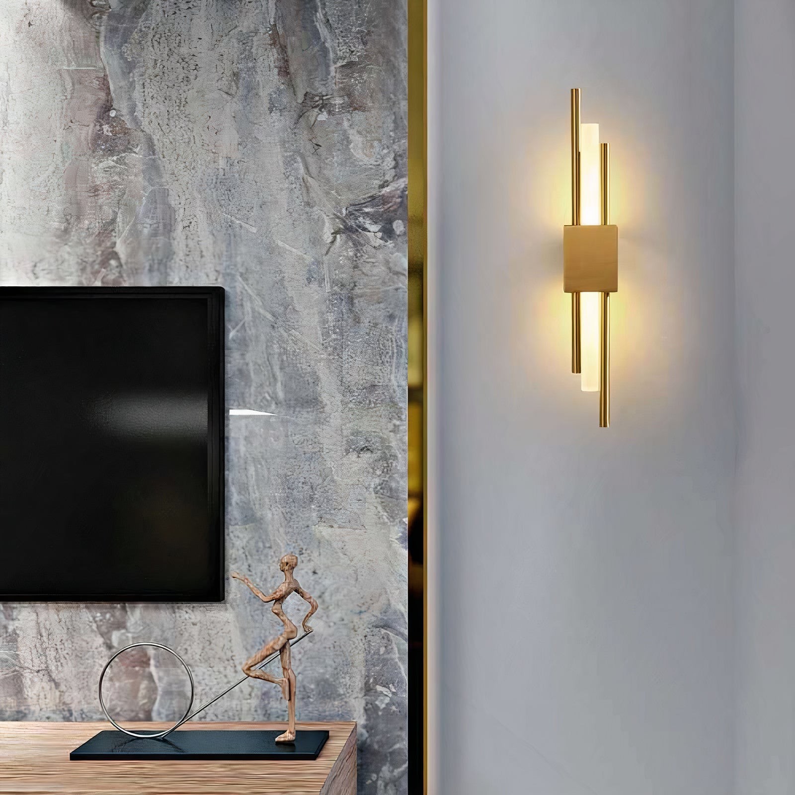 Post Modern Minimalist Light Luxury Grille Wall Lamp M154