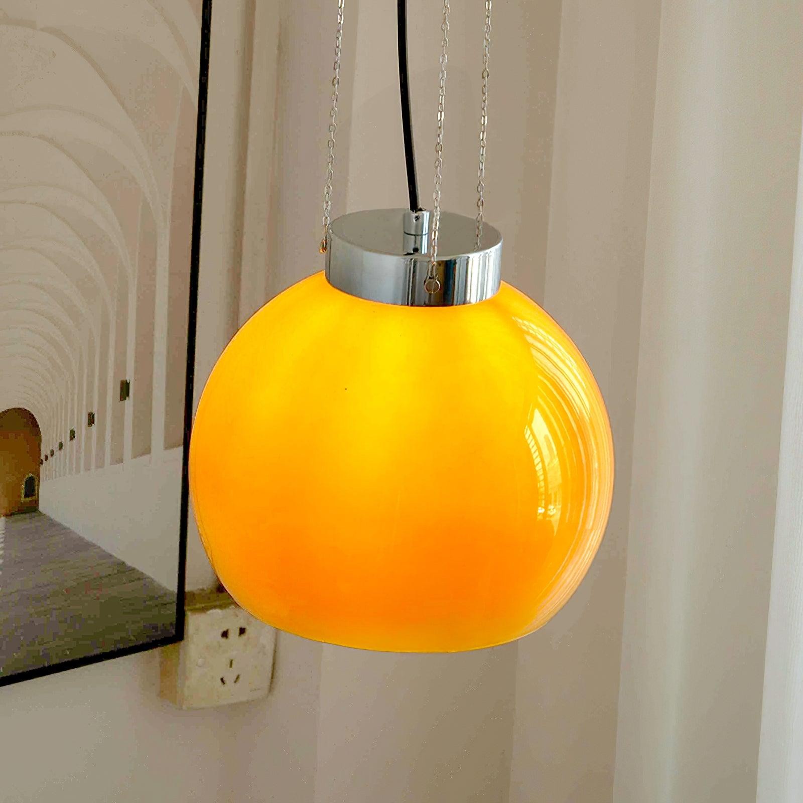 Vintage Bauhaus Creative Hemispherical Pendant Light M56