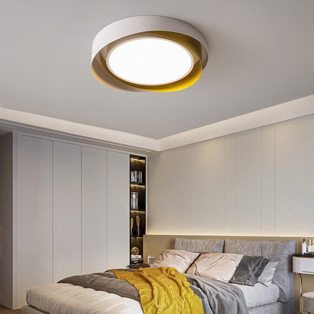 Nordic Style Modern Minimalist Wave Pattern Ceiling Lamp M528
