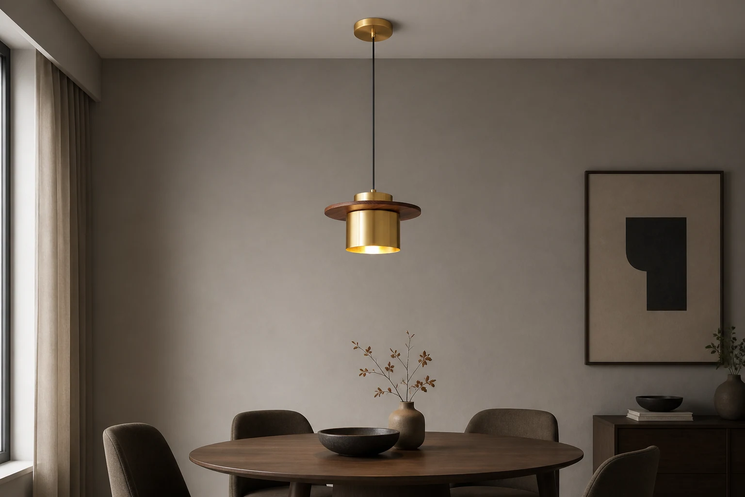 Lampa wisząca Bersi D353 w scenie lifestylowej