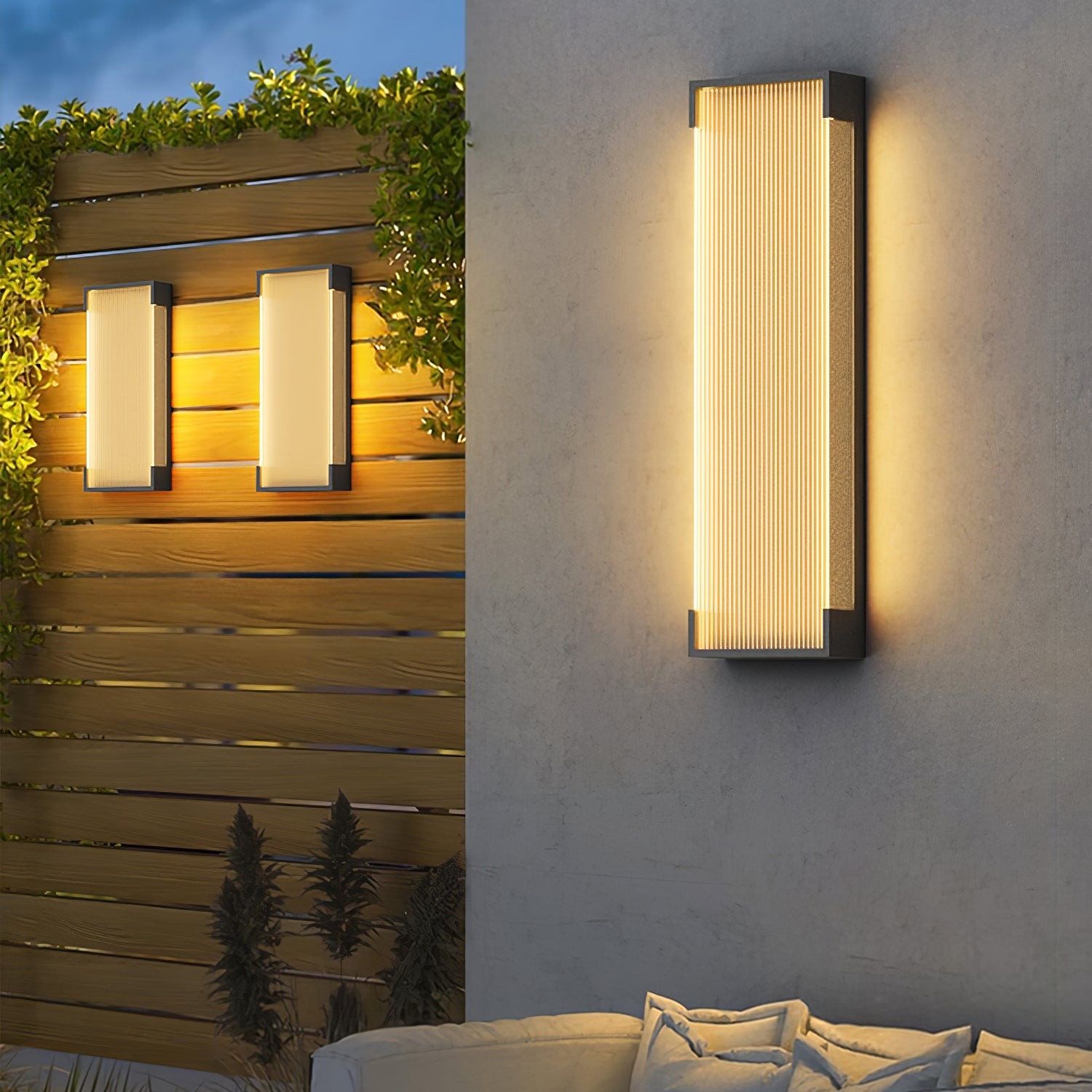 Rectangular Outdoor Wall Light M434