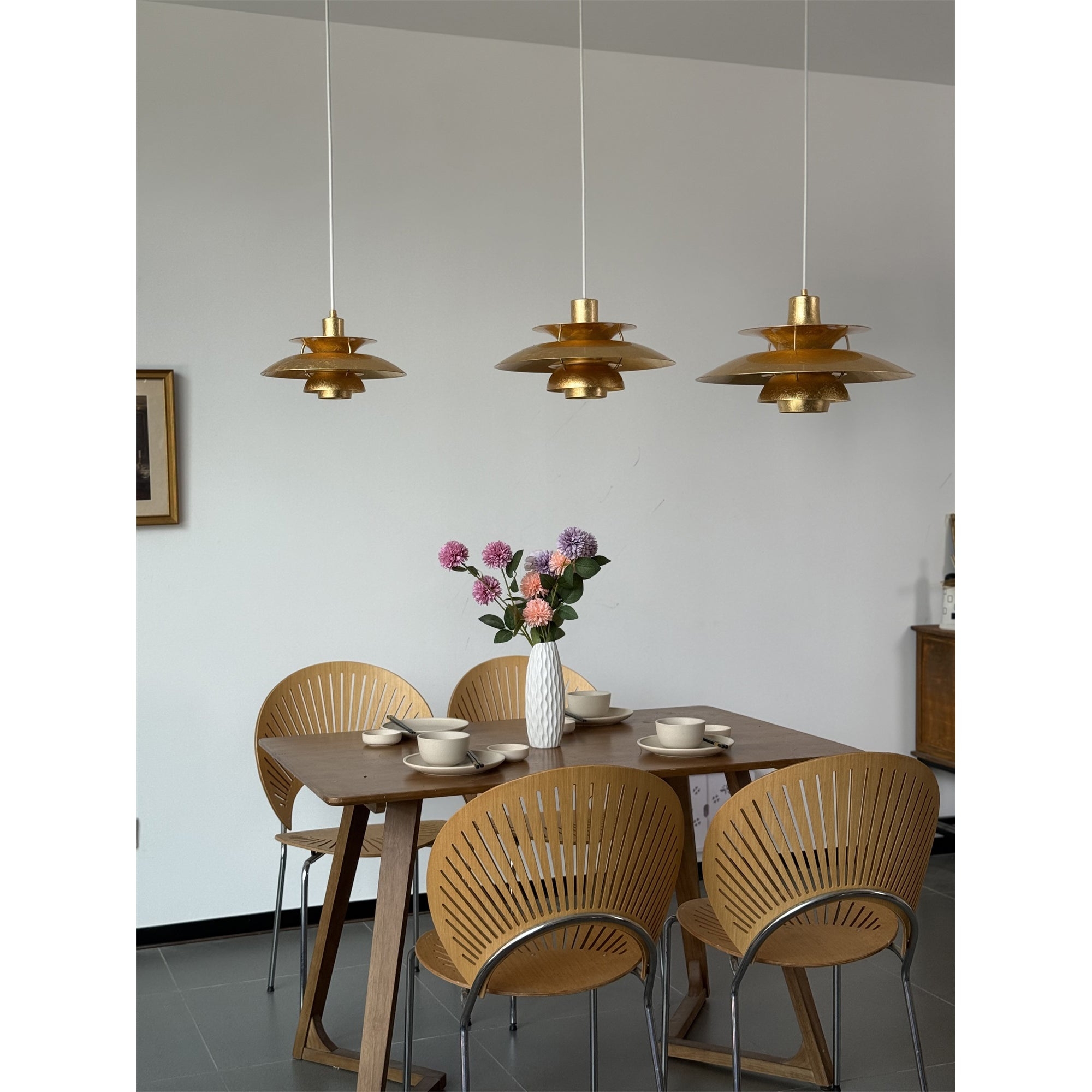 Gold Foil Layered Pendant Lamp D762