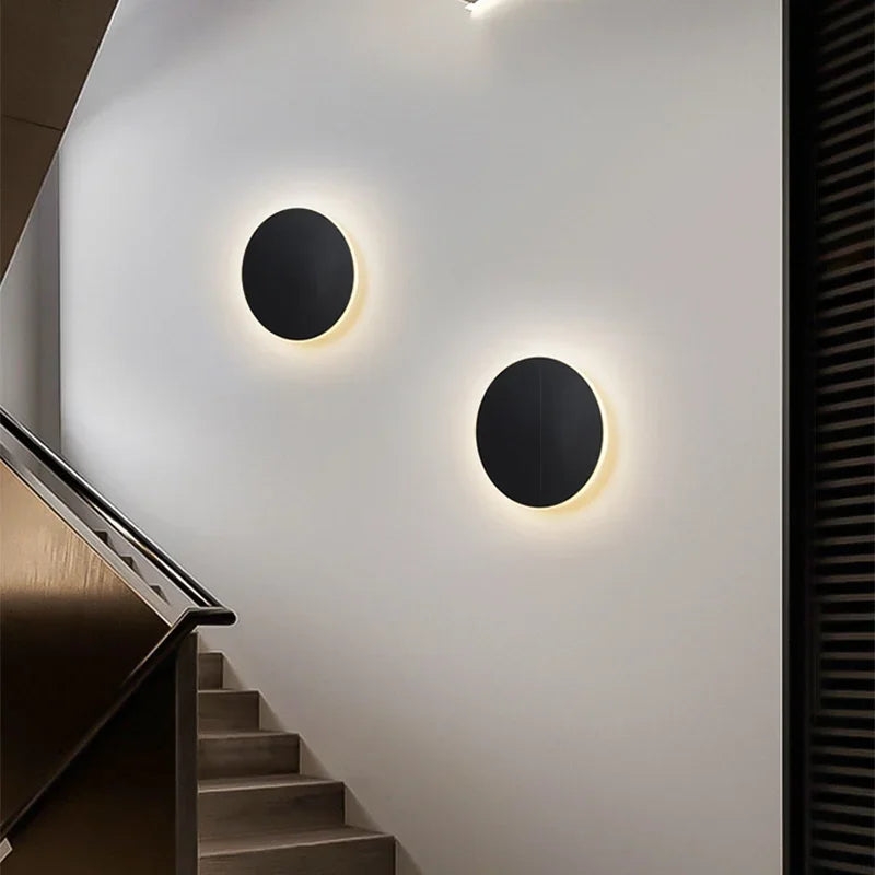 Modern Nordic Round Aluminum Minimalist LED Wall Light D767