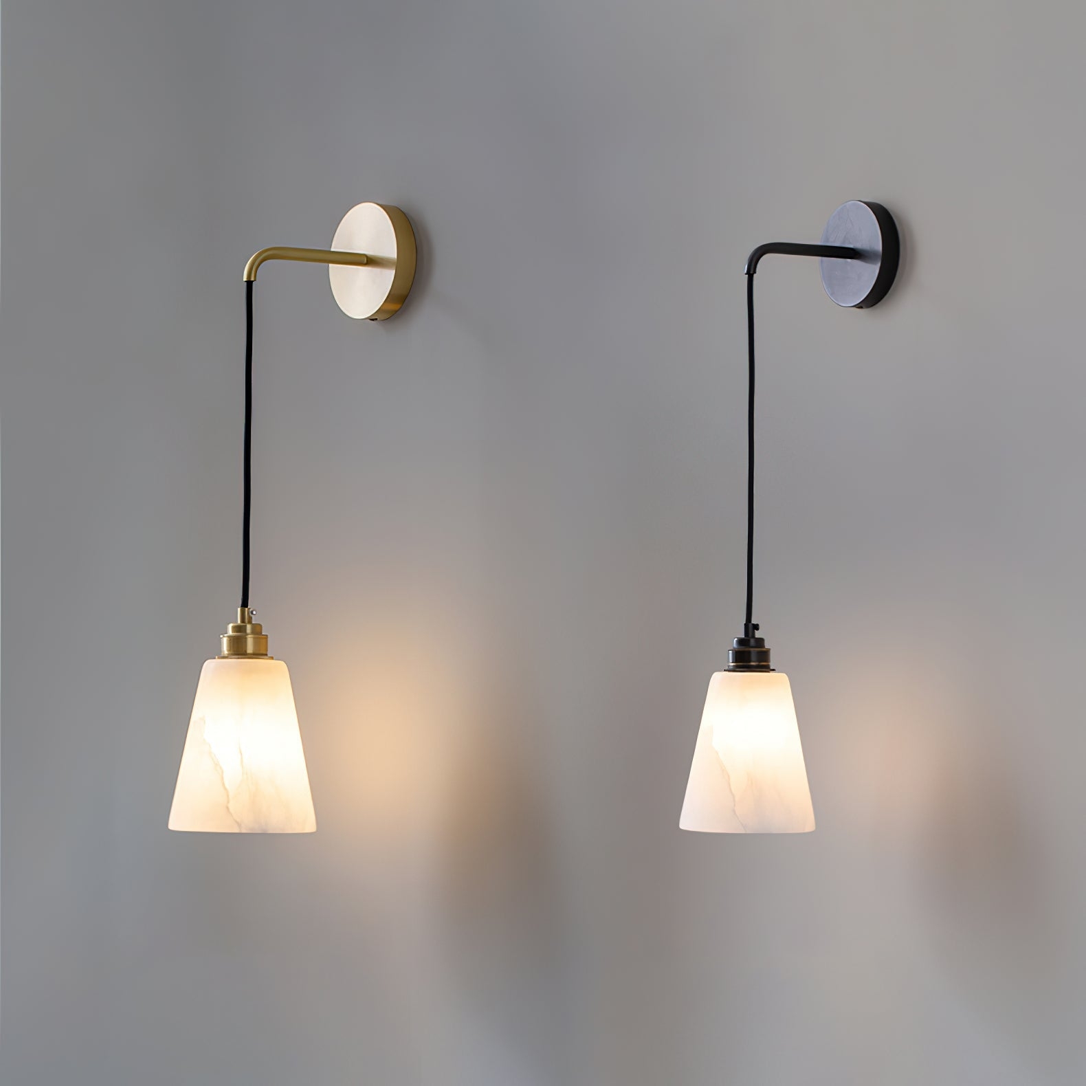 Droplet Alabaster Wall Lamp D403