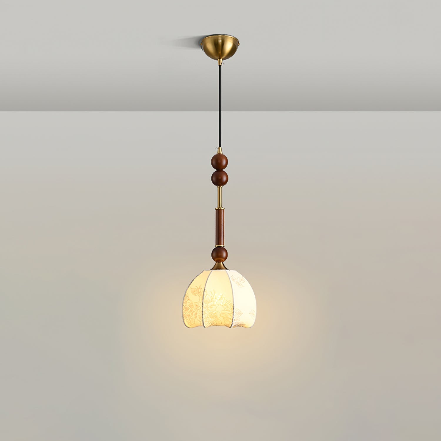 Retro Solid Wood Series Pendant Lamp M524