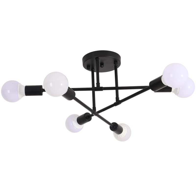 Smuxi 6/8 Head LED Industrial Iron Ceiling Light