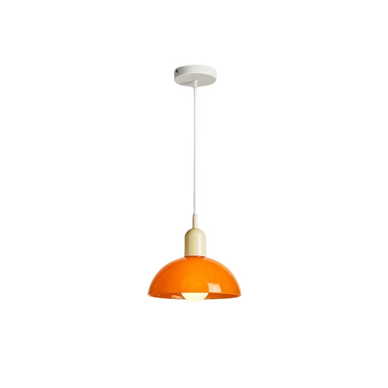 Bauhaus Stained Bowl Glass Pendant Light S164