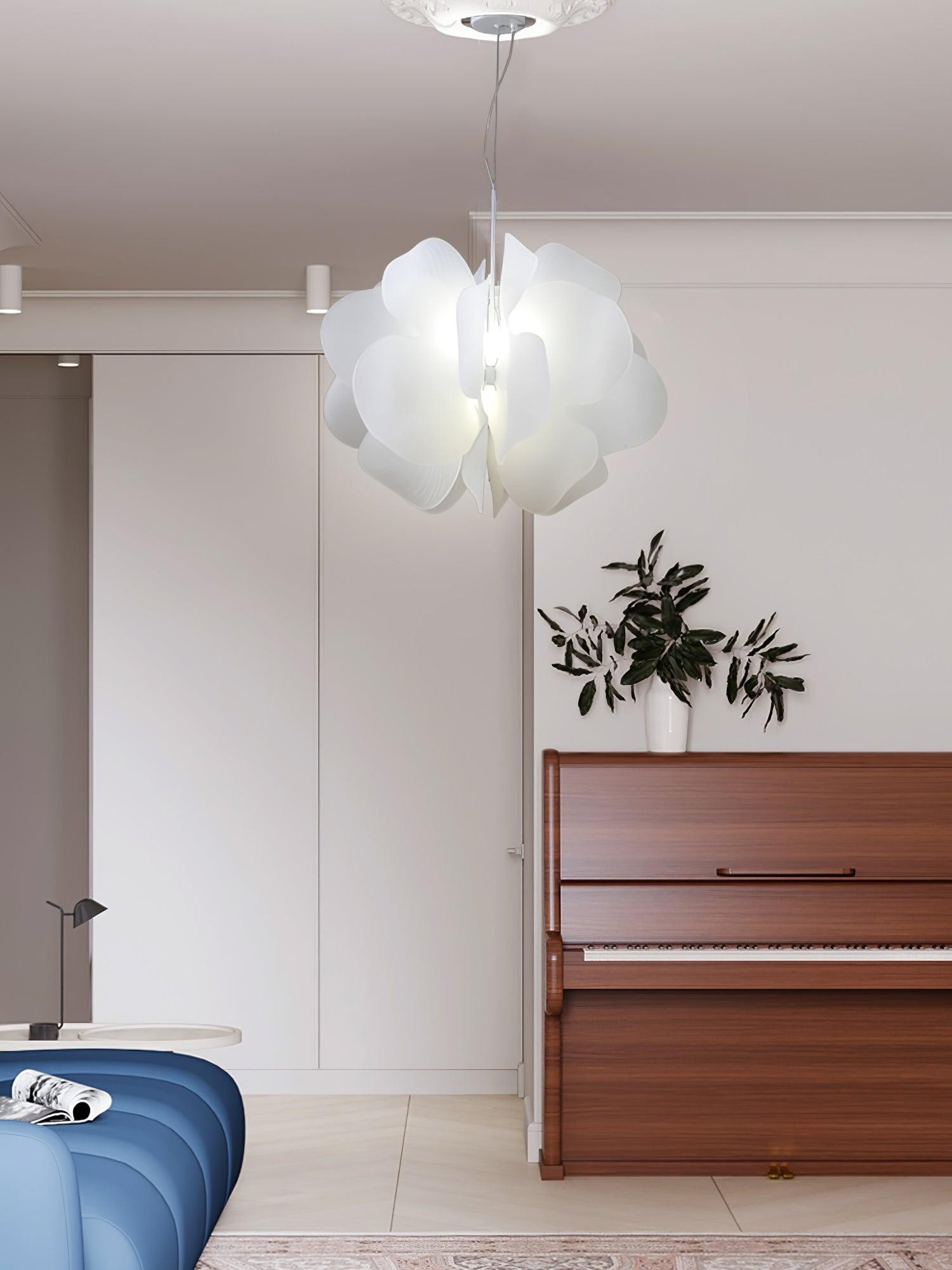 Modern Plastic Flower Design Pendant Lamp M43