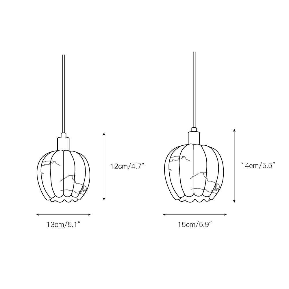 Lilin Alabaster Pendant Light D424