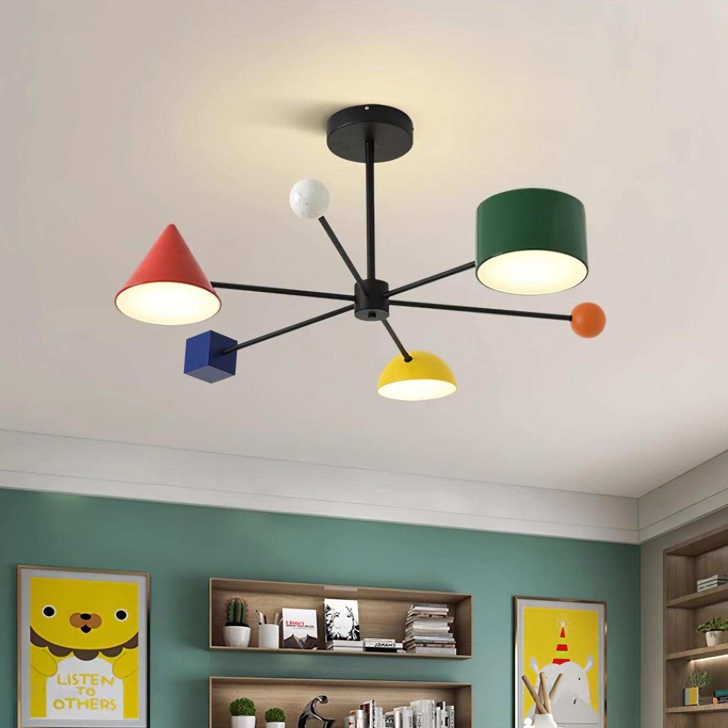 Geometric Colorful Ceiling Light M377