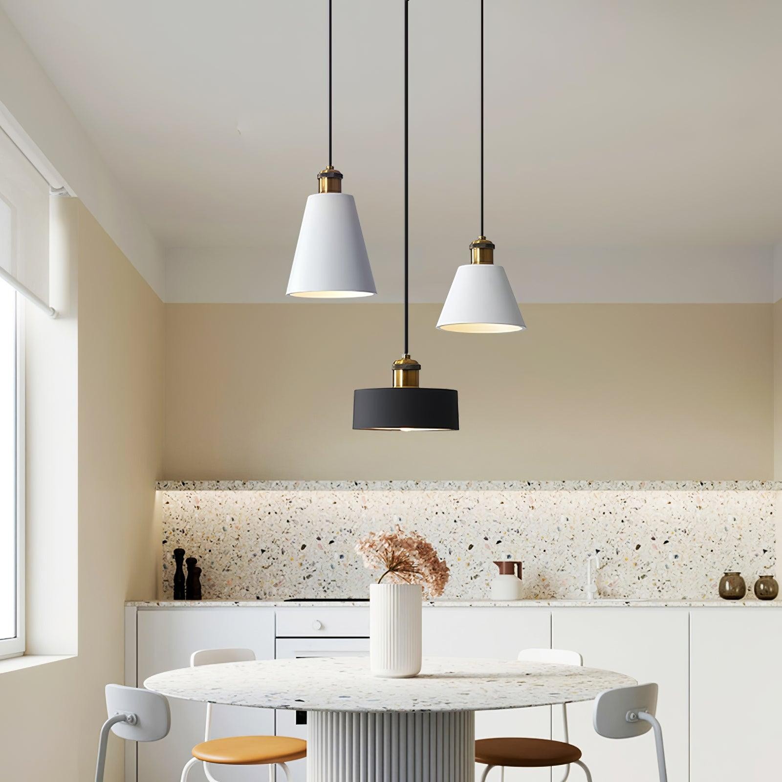 Modern Resin Geometric Pendant Lamp M432