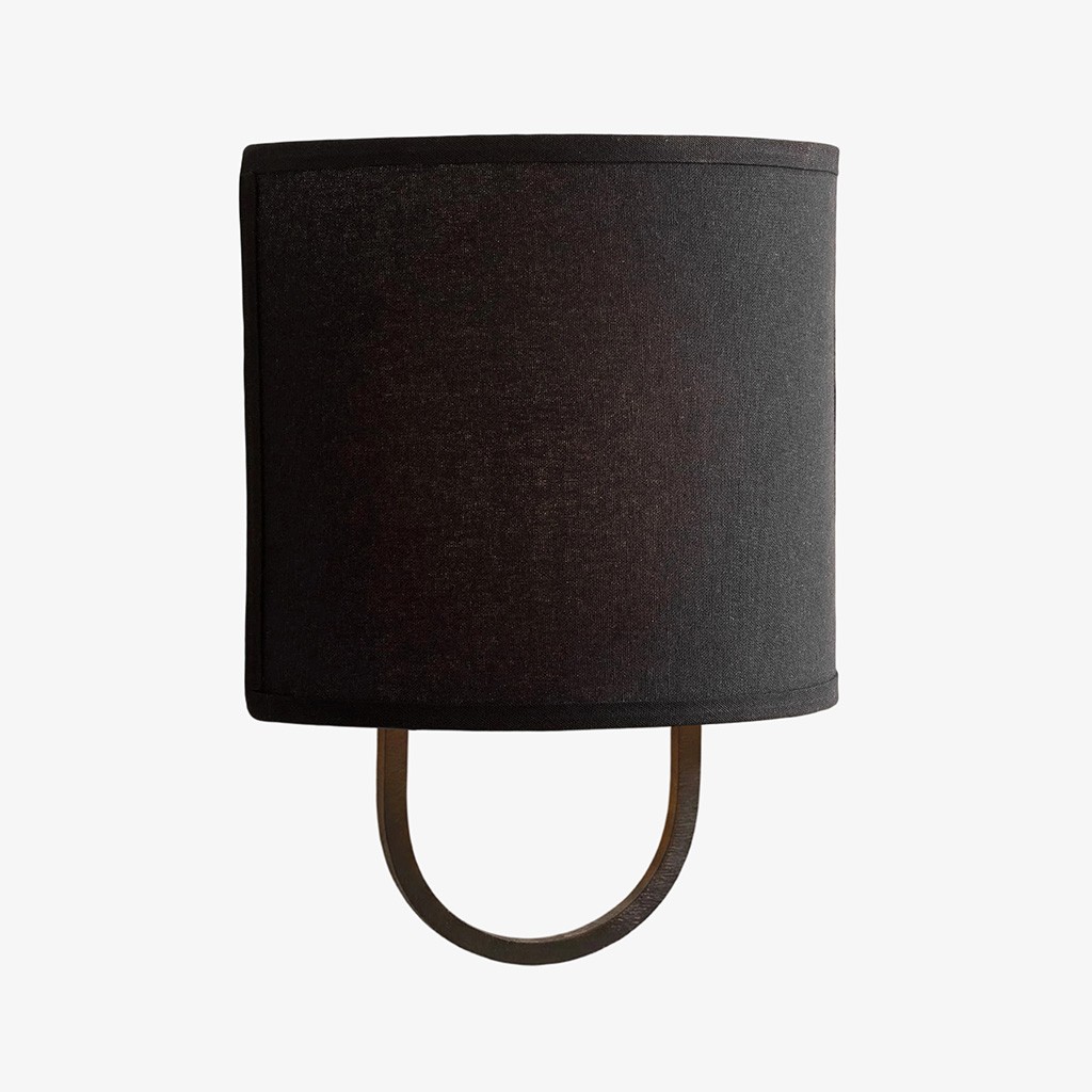 Nolvara Elegant Wall Light Featuring Soft Shade and Metal Arm T082