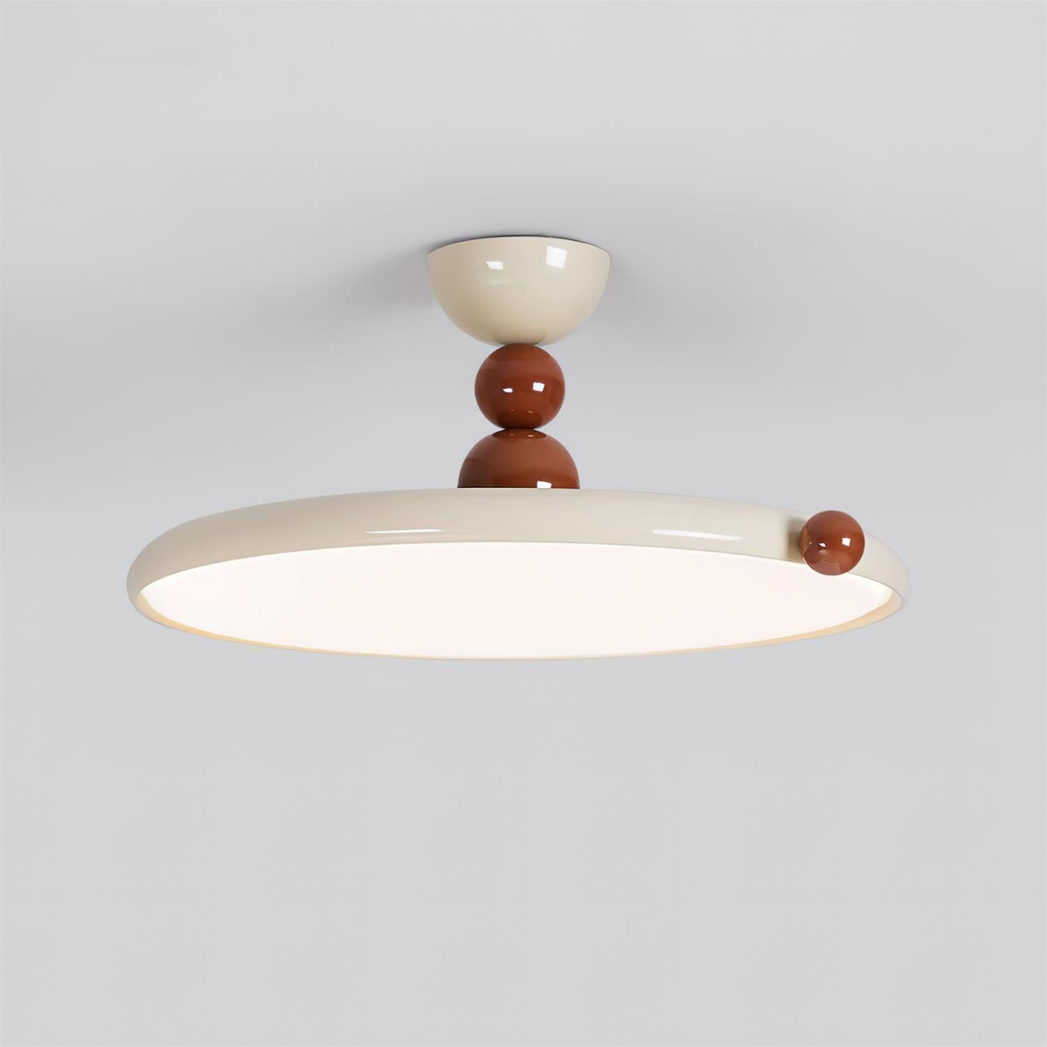 French Style Retro Round Flying Disc Ceiling Lamp M235