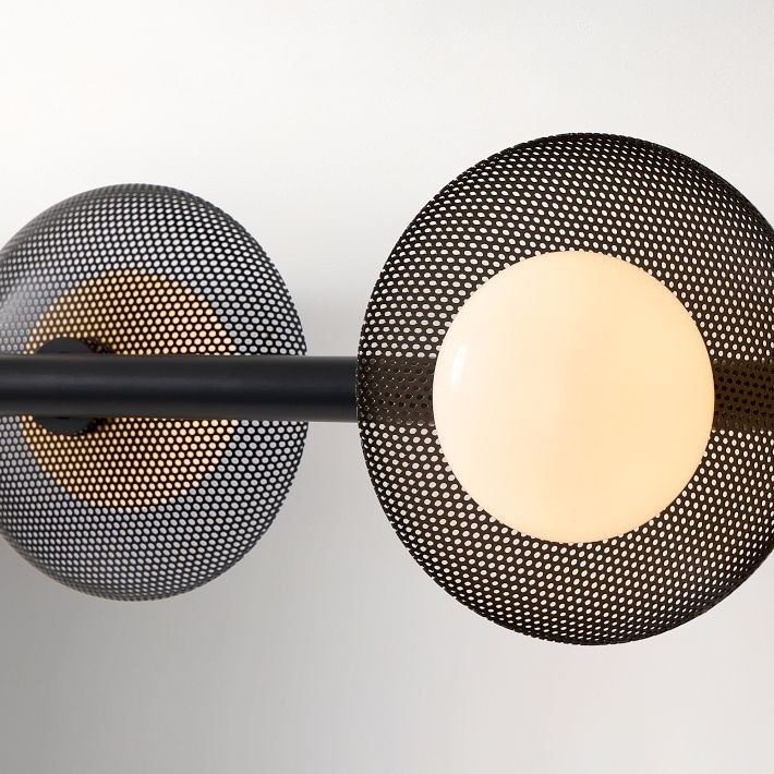 Elorina 6-Light Linear Chandelier - Modern Metal Light Fixture - Dining Room Lighting T006