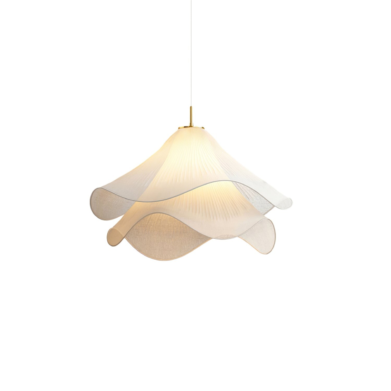 Ethereal Elegant Floral Pendant Light - Adjustable Modern Ceiling Fixture for Living Rooms T087